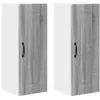 Image de vidaXL Meuble mural de cuisine 2 pcs Gris Sonoma 30 x 31 x 80 cm