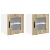 Image de Vidaxl Meuble Mural De Cuisine 2 Pcs ChÃªne Sonoma 40 X 31 X 40 Cm