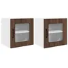 Image de vidaXL Meuble mural de cuisine 2 pcs ChÃªne brun 40 x 31 x 40 cm