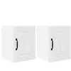 Image de vidaXL Meuble mural de cuisine 2 pcs Blanc brillant 30 x 31 x 40 cm