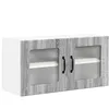 Image de vidaXL Meuble mural de cuisine avec porte Gris Sonoma 80 x 31 x 40 cm
