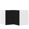 Image de vidaXL Meuble mural de cuisine Noir 57 x 57 x 40 cm Bois d'ingÃ©nierie