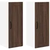 Image de vidaXL Meuble mural de cuisine 2 pcs ChÃªne brun 30 x 31 x 80 cm
