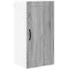 Image de vidaXL Meuble mural de cuisine avec porte Gris Sonoma 40 x 31 x 80 cm
