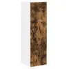 Image de Vidaxl Meuble Mural De Cuisine Avec Porte ChÃªne FumÃ© 30 X 31 X 100 Cm