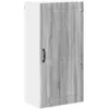 Image de vidaXL Meuble mural de cuisine avec porte Gris Sonoma 50 x 31 x 100 cm