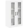 Image de vidaXL Meuble mural de cuisine avec Ã©tagÃ¨re Blanc 60 x 31 x 100 cm