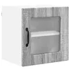 Image de vidaXL Meuble mural de cuisine avec porte Gris Sonoma 40 x 31 x 40 cm