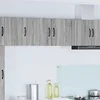 Image de vidaXL vidaXL Meuble mural de cuisine 2 pcs Gris Sonoma 40 x 31 x 40 cm
