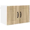 Image de vidaXL Meuble mural de cuisine avec porte ChÃªne Sonoma 60 x 31 x 40 cm
