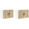 Image de vidaXL vidaXL Meuble mural de cuisine 2 pcs Chêne Sonoma 60 x 31 x 40 cm