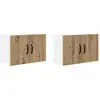 Image de vidaXL vidaXL Meuble mural de cuisine 2 pcs Chêne artisanal 60 x 31 x 40 cm