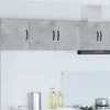 Image de vidaXL Meuble mural de cuisine avec Ã©tagÃ¨re Gris bÃ©ton 80 x 31 x 40 cm