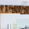 Image de vidaXL Meuble mural de cuisine avec Ã©tagÃ¨re ChÃªne fumÃ© 80 x 31 x 40 cm