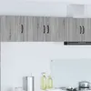 Image de vidaXL Meuble mural de cuisine avec porte Gris Sonoma 80 x 31 x 40 cm