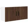 Image de vidaXL Meuble mural de cuisine avec Ã©tagÃ¨re ChÃªne brun 80 x 31 x 40 cm