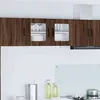 Image de vidaXL Meuble mural de cuisine avec Ã©tagÃ¨re ChÃªne brun 80 x 31 x 40 cm