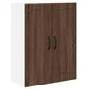 Image de vidaXL Meuble mural de cuisine avec Ã©tagÃ¨re ChÃªne brun 60 x 31 x 80 cm