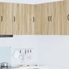 Image de vidaXL vidaXL Meuble mural de cuisine avec porte Chêne Sonoma 57 x 57 x 80 cm
