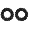 Image de vidaXL Couronnes de Boules de NoÃ«l 2 pcs Noir 33 x 33 x 7 cm