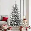 Image de vidaXL vidaXL Décoration de l'arbre de Noël 40 pcs Blanc