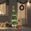 Image de vidaXL Vidaxl Sapin De Noël Lumineux Avec 3 Boîtes-Cadeaux 2d Blanc Chaud
