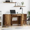 Image de vidaXL Bureau Bois Ancien 140 x 50 x 75 cm Bois d'ingÃ©nierie