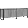 Image de vidaXL Meuble TV Gris Sonoma 140 x 36 x 49.5 cm Bois d'ingÃ©nierie