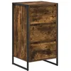 Image de vidaXL Buffet ChÃªne FumÃ© 42 x 36 x 75.5 cm Bois d'ingÃ©nierie