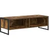 Image de vidaXL Meuble TV ChÃªne FumÃ© 100 x 36,5 x 30,5 cm Bois d'ingÃ©nierie