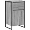 Image de vidaXL Buffet Gris Sonoma 81 x 36 x 150.5 cm Bois d'ingÃ©nierie