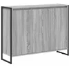 Image de vidaXL Meuble d'appoint Gris Sonoma 96,5 x 30 x 75 cm