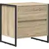 Image de vidaXL Table de chevet Sonoma 50 x 39,5 x 50 cm Bois d'ingÃ©nierie