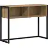 Image de vidaXL vidaXL Table d'appoint avec stockage Chêne artisan 100 x 36 x 75 cm