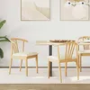 Image de vidaXL Chaise de salle Ã  manger 2 pcs Naturel et clair