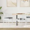Image de vidaXL Chaise de salle Ã  manger 2 pcs Blanc et Gris