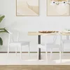 Image de vidaXL Chaise de salle Ã  manger 2 pcs Blanc et Blanc