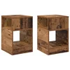 Image de vidaXL vidaXL Table d'appoint 2 pcs Bois ancien 30,5 x 30 x 45 cm