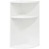 Image de vidaXL Table d'appoint Blanc 29,6 x 29,6 x 60 cm Bois d'ingÃ©nierie
