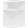 Image de vidaXL Table d'appoint Blanc brillant 39,7 x 39,7 x 60 cm
