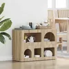 Image de vidaXL Buffet ChÃªne Sonoma 80,5 x 35 x 59 cm Bois d'ingÃ©nierie