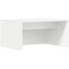 Image de vidaXL Bureau mural Blanc 60 x 45 x 30 cm Bois d'ingÃ©nierie