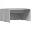 Image de vidaXL vidaXL Bureau mural Gris Sonoma 60 x 45 x 30 cm Bois d'ingénierie