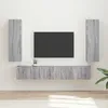 Image de vidaXL Ensemble meuble TV 3 pcs Gris Sonoma Bois d'ingÃ©nierie