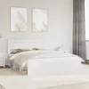 Image de vidaXL Cadre de lit avec tÃªte de lit Blanc 180 x 200 cm Pin massif