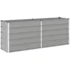 Image de Vidaxl JardiniÃ¨re Gris Clair 480 X 50 X 45 Cm Acier GalvanisÃ©