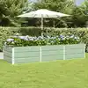Image de Vidaxl JardiniÃ¨re Vert 240 X 80 X 45 Cm Acier