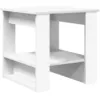 Image de vidaXL Table basse Blanc 51 x 50 x 50 cm Bois d'ingÃ©nierie