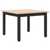 Image de vidaXL Table basse Naturel 50 x 50 x 36 cm Bois de pin massif