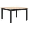 Image de vidaXL Table basse Naturel 60 x 60 x 36 cm Bois de pin massif